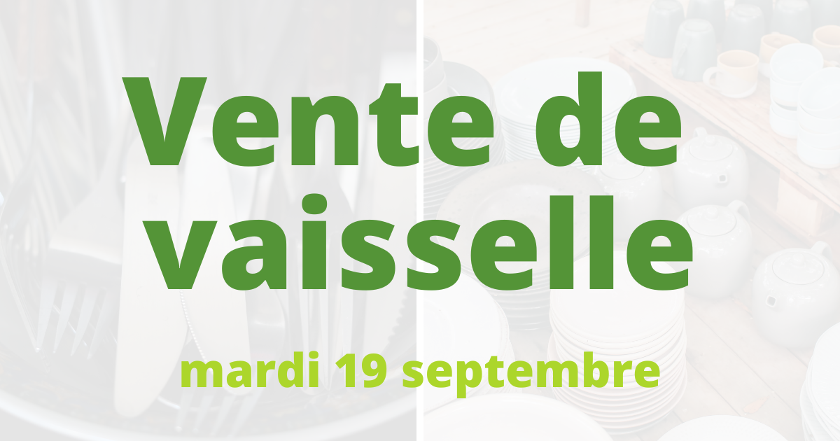 vente vaisselle MEP