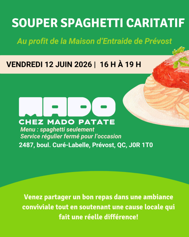 chez mado souper spag MEP