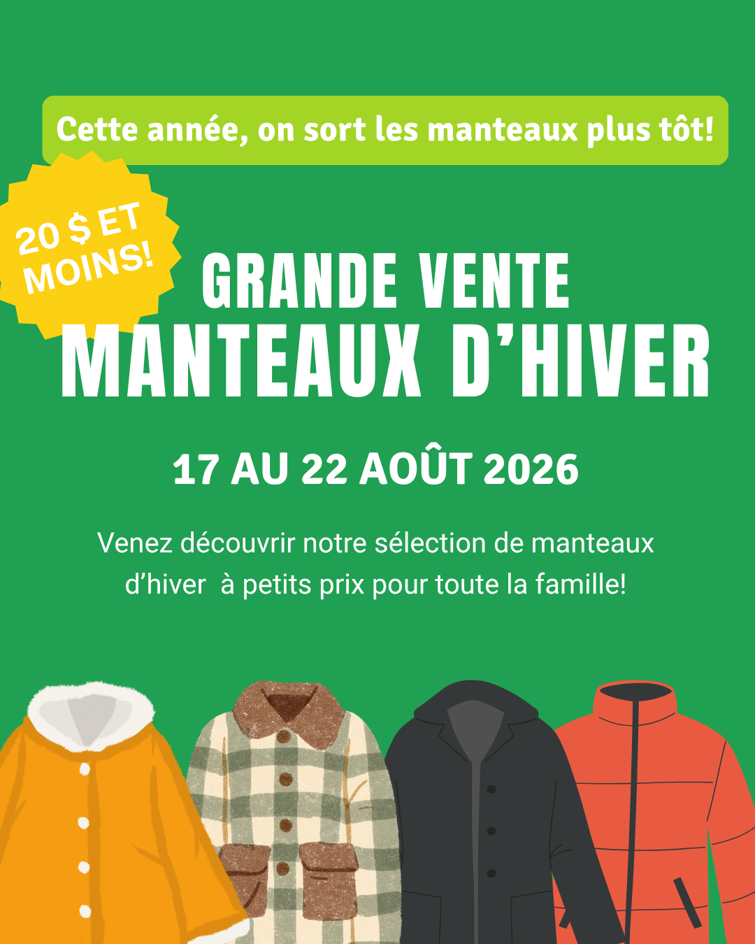 vente manteaux hiver MEP